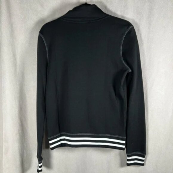 Pink By Victoria Secret NWT Pullover 1/4 Zip Sweater - Small in Black and White - Picture 7 of 9